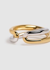 Charlotte Chesnais Bague Initial Vermeil & Silver Ring