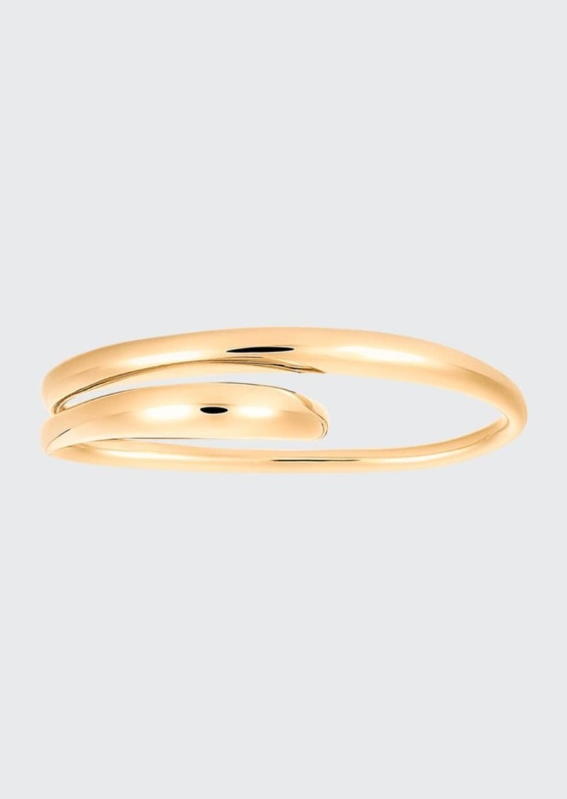 Charlotte Chesnais Heart Double-Finger Ring with Gold Vermeil