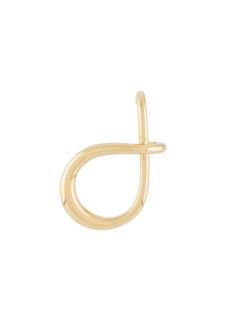 Charlotte Chesnais Heart two-finger gold-plated ring - Metallic