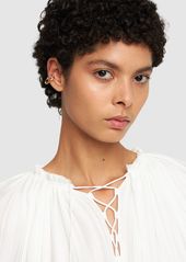 Charlotte Chesnais Initial Vermeil & Silver Ear Cuff