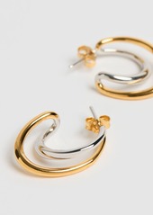 Charlotte Chesnais Mini Initial Vermeil & Silver Earrings