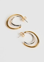 Charlotte Chesnais Mini Initial Vermeil & Silver Earrings