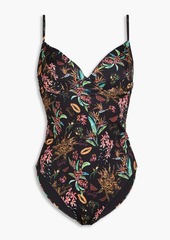 Charo Ruiz Ibiza - Garby printed swimsuit - Black - XS