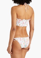 Charo Ruiz Ibiza - Printed low-rise bikini briefs - White - XS