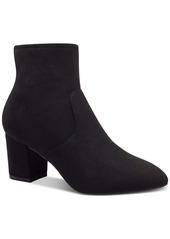 Charter Club Black Womens Block Heel Laceless Ankle Boots