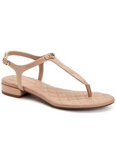 Charter Club Carinna Womens Quilted T-Strap Sandals