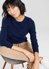 Charter Club 100% Cashmere Crewneck Sweater, In Regular & Petites, Created for Macy's