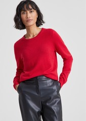 Charter Club 100% Cashmere Women's Long-Sleeve Crewneck Sweater, Regular & Petites, Created for Macy's - Bright Marine