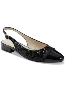 Charter Club Avril Slingback Flats, Created for Macy's - Black Sequin