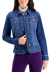 Charter Club Button-Up Denim Jacket, Created for Macy's