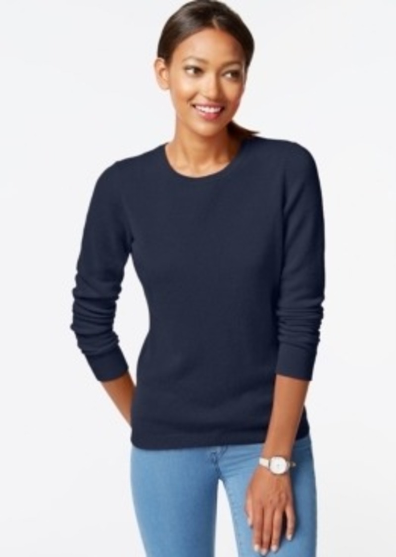 Charter Club Charter Club Cashmere Crew-Neck Sweater, Only at Macy's ...