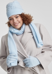 Charter Club Cashmere Hat, Gloves & Scarf Boxed Gift Set, Created for Macy's - Delicacy