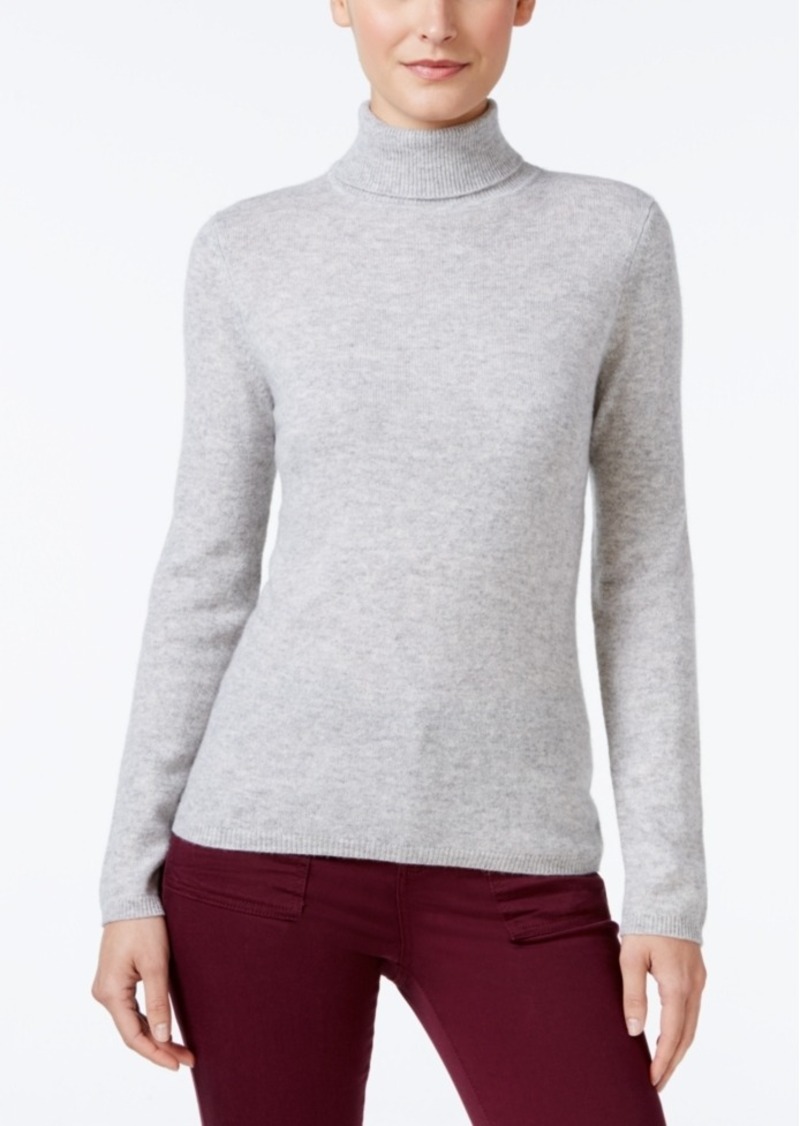 Charter Club Charter Club Cashmere Turtleneck Sweater, Only at Macy's ...