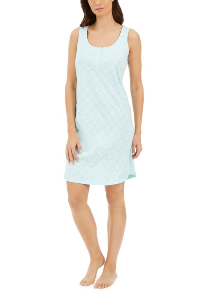 cotton sleeveless nightgown