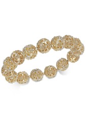 Charter Club Crystal Filigree Stretch Bracelet, Created for Macy's