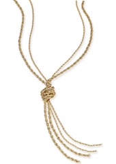 Charter Club Double Rope Knotted Lariat Necklace, 32" + 2" extender, Created for Macy's