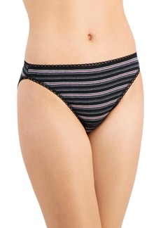 Charter Club Women's Everyday Cotton Bikini Underwear, Created for Macy's - Multi Stripe