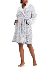 Charter Club Faux-Sherpa Cozy Wrap Robe, Created for Macy's