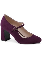 Charter Club Felicityy Ankle-Strap Mary Jane Pumps, Created for Macy's - Wine Micro