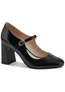 Charter Club Felicityy Ankle-Strap Mary Jane Pumps, Created for Macy's - Black Patent