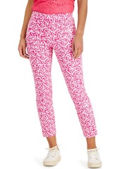 Charter Club Floral-Print Pull-On Pants, Created for Macy's