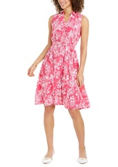 Charter Club Floral-Print Shirtdress, Created for Macy's