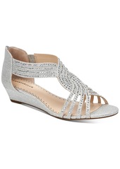 Charter Club Ginifur Wedge Sandals, Created for Macy's - Platino