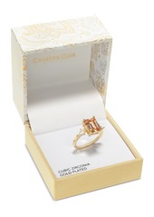 Charter Club Gold-Tone Champagne Stone Ring, Created for Macy's - Gold