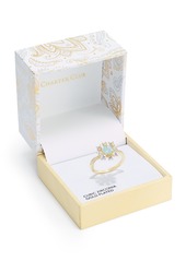 Charter Club Gold-Tone Crystal & Cubic Zirconia Flower Ring, Created for Macy's - Gold