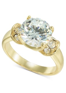 Charter Club Gold-Tone Cubic Zirconia Ring, Created for Macy's - Gold