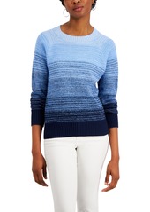 Charter Club Long-Sleeve Ombre Sweater, Created for Macy's