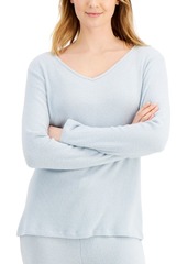 Charter Club Luxe Ribbed Pajama Top, Created for Macy's