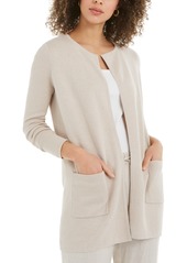 Charter Club Milano Cotton Open-Front Sweater, Created for Macy's