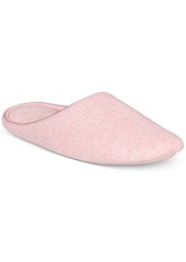 Charter Club Pointelle Closed-Toe Slippers, Created for Macy's - Yacht Blue Htr