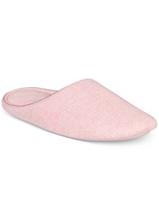 Charter Club Pointelle Closed-Toe Slippers, Created for Macy's - Fair Muave