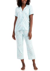 Charter Club Printed Capri Pants Pajama Set, Created for Macy's