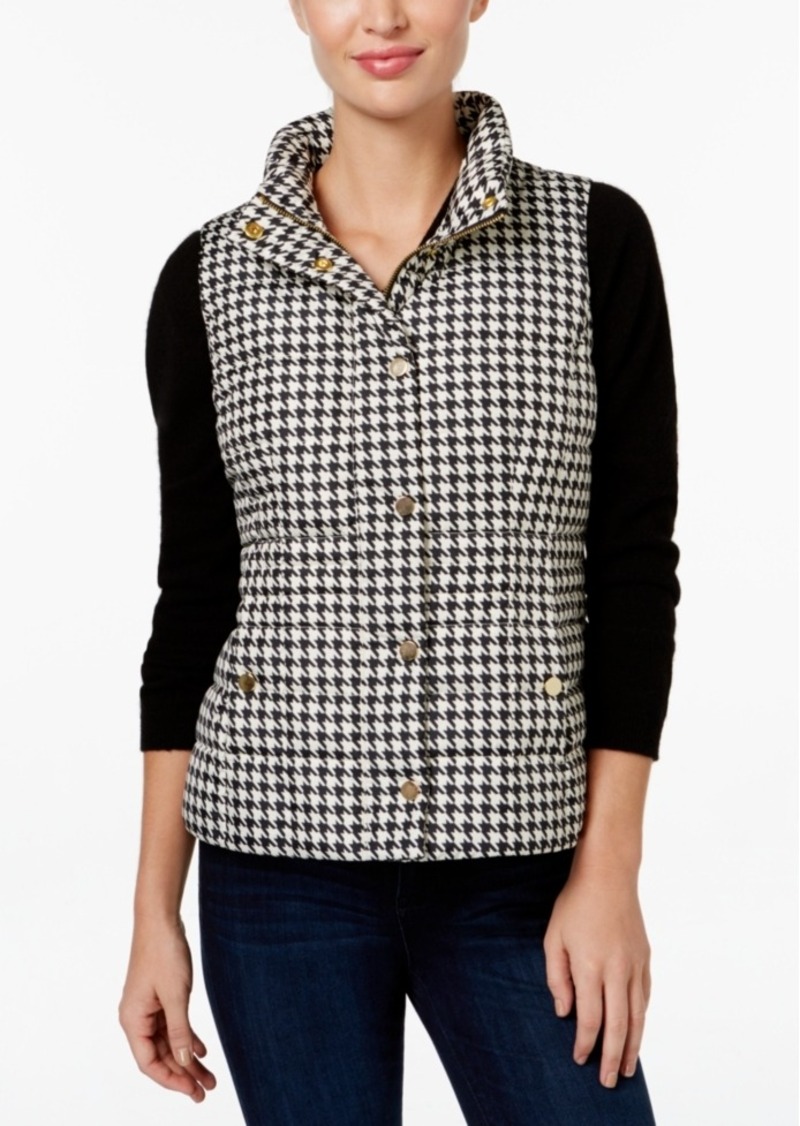 Charter Club Charter Club Printed Puffer Vest, Only at Macy's Outerwear