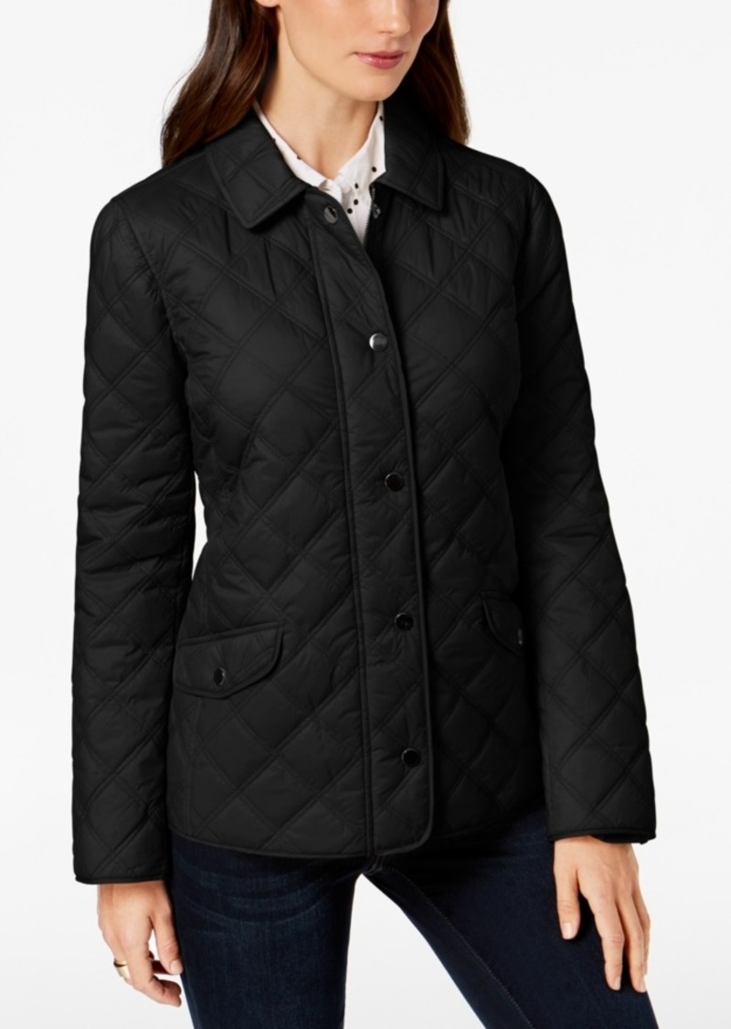Charter Club Charter Club Woven Double-Quilted Jacket, Created for Macy ...