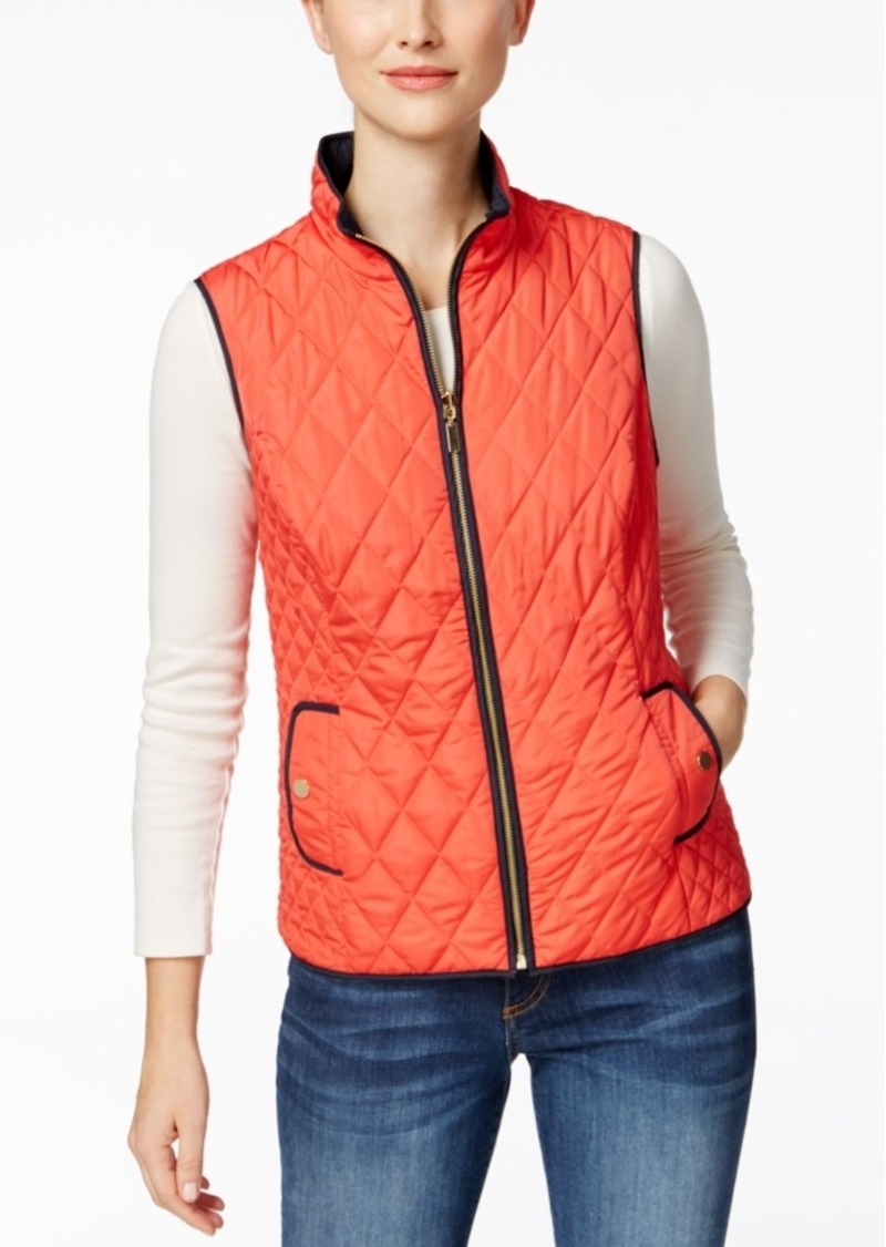 Charter Club Charter Club Reversible Quilted Vest, Only at Macy's