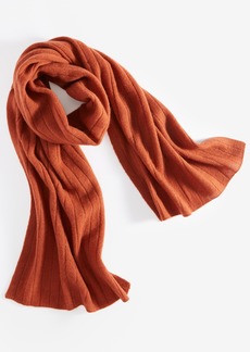 Charter Club Ribbed 100% Cashmere Scarf, Created for Macy's