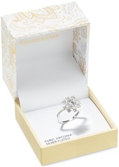 Charter Club Silver-Tone Cubic Zirconia Cluster Ring, Created for Macy's - Silver