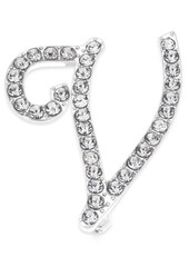 Charter Club Silver-Tone Pave Initial Pin, Created for Macy's