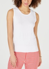 Charter Club Sleeveless Crew-Neck Sweater, Created for Macy's