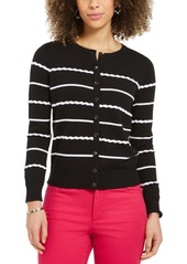 Charter Club Striped Cardigan, Created for Macy's