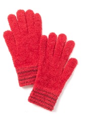 Charter Club Striped-Cuff Chenille Gloves, Created for Macy's