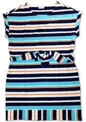 Charter Club Petite Striped Stretch Shift Dress, Created for Macy's