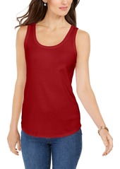 Charter Club Supima Cotton Scoop-Neck Tank Top, Created for Macy's