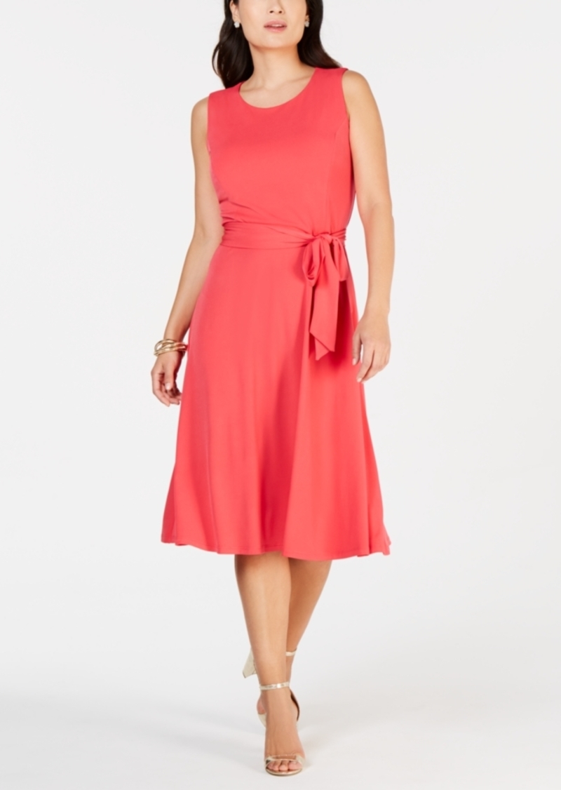 Petite Belted Midi Dress, Created for Macy&#39;s - Reg. $79.50, On Sale $39.99