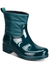 Charter Club Trudyy Rain Boots, Created for Macy's - Green Puffer
