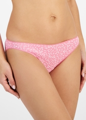 Charter Club Women's Everyday Cotton Bikini Underwear, Created for Macy's - Tossed Leaves